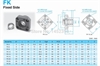 Picture of End Supports for ball screw SFU16XX - FK12+FF10