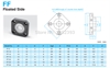 Picture of End Supports for ball screw SFU16XX - FK12+FF10