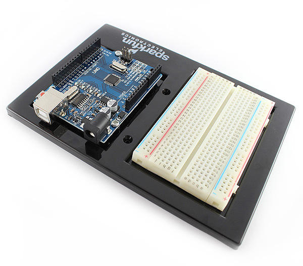 Breadboard Arduino Uno Holder by Ubiquities, Download free STL model
