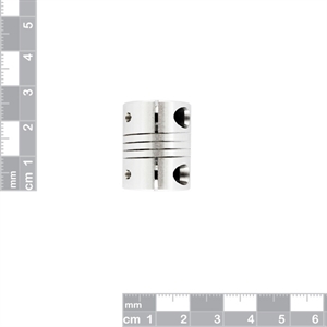 Picture of BR Series Helical Flexible Shaft Coupling 6.35mm