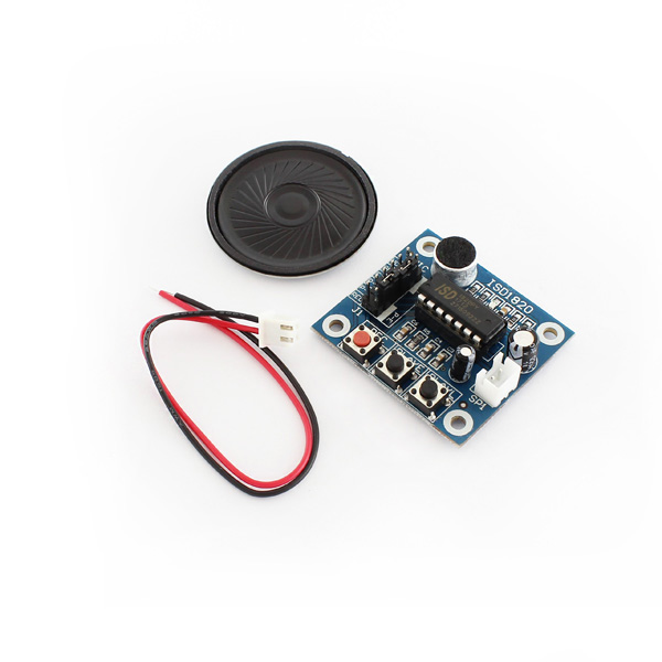 Hobbytronics. ISD1820 Sound Voice Recording Playback Module With Mic