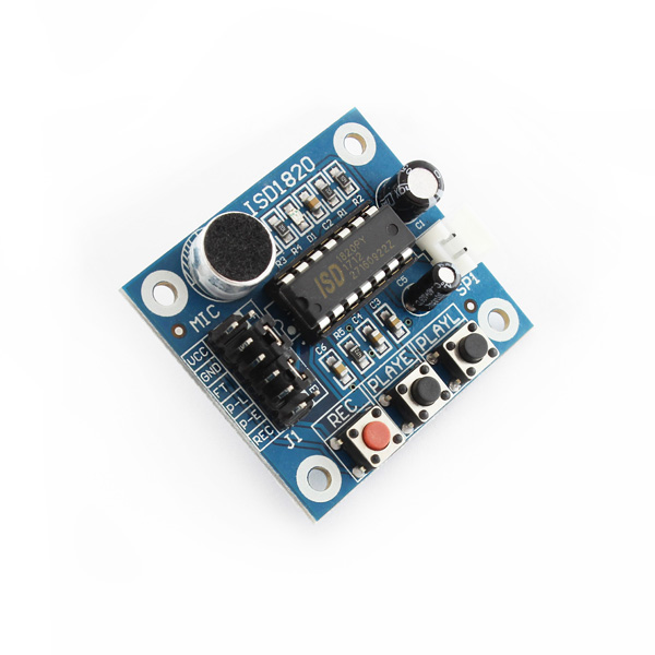 Hobbytronics. ISD1820 Sound Voice Recording Playback Module With Mic