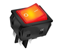 Picture of LARGE ROCKER SWITCH DPST 29x22 RED ILUMINATED
