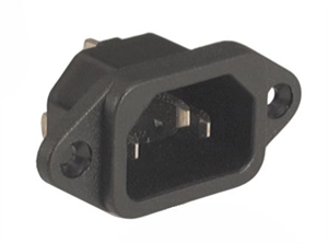 Picture of PLUG IEC-C14 P/MNT EARS 10A 250VAC