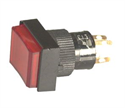 Picture of PUSH BUTTON SWITCH LATCH 15mm ILLUM. RED