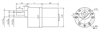 Picture of MOTOR GEARED 24VDC 0A08 3000RPM 100:1=22RPM