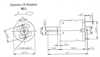 Picture of DC BRUSH MOTOR 28x38 12VDC  0A358 13KRP