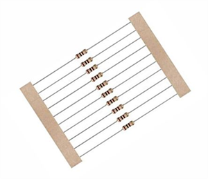 Picture of RESISTOR 1/4W RND C/F 5% 390E - LOOSE OR TAPE