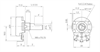 Picture of POTENTIOMETER S/T LIN P/M 24MM 1K   0.5W