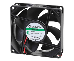 Picture of 12VDC AXIAL FAN 80sqx20mm VAPO 33CFM LEAD