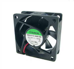 Picture of 12VDC AXIAL FAN 60sqx25mm SLV 23CF LEAD