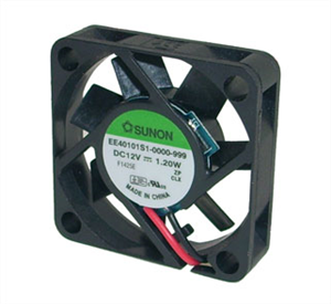 Picture of 12VDC AXIAL FAN 40sqx10mm SLV 8CFM LEAD