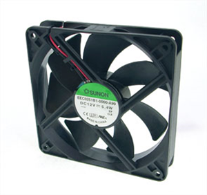 Picture of 12VDC AXIAL FAN 120sqx25mm BALX2 108CFM LEAD