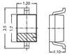 Picture of ZENER DIODE 3V3 SMD SOD323