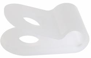 Picture of CLIP P-TYPE PLASTIC WHITE 4.5