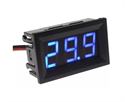 Picture of PANEL MOUNT DC VOLTMETER BLUE 5-30VDC