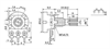 Picture of POTENTIOMETER S/T LIN P/M 17MM 2K PCB