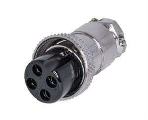 Picture of 4W 16mm MIC-SOCKET 5A 125V AVIATION CONNECTOR