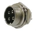 Picture of 4W 16mm P/M-MIC-PLUG 5A 125V AVIATION CONNECTOR