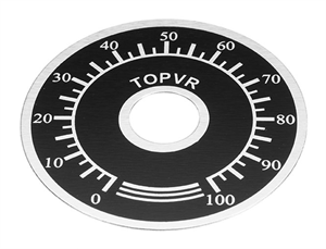 Picture of DIAL FOR POT MARKING 0-100 ID=10mm OD=40mm