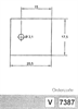Picture of MICA INSULATING WASHER TOP3 20x25mm