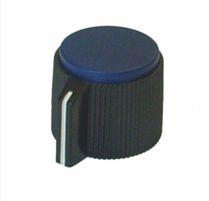 Picture of KNOB PLA BLU HEX LIN 19x17x6.4