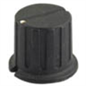 Picture of KNOB PLA BLK SCR DOT 24x20x6.4