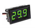 Picture of PANEL MOUNT DC VOLTMETER GREEN 4.7-30VDC