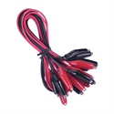 Picture of 35mm CROC CLIP LEAD 5-PAIR 500mm RED & BLACK