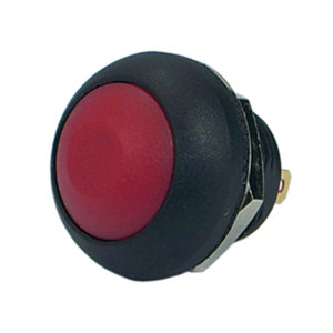 Picture of PUSH BUTTON SWITCH N.O. SPST RED M12 D=17.5 IP67