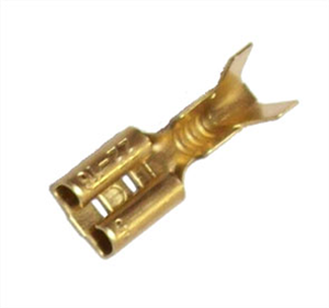 Picture of TERMINAL UN-INS BRASS 4mm FEM