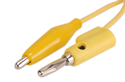 Picture of LEAD BANANA PLUG-CROC YELLOW