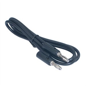 Picture of BANANA PLUG TO PLUG 4MM LEAD 900MM BLACK