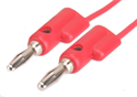 Picture of LEAD BANANA PLUG 4MM 900MM RED