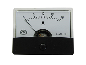 Picture of AMPMETER ANALOGUE DC 20A0 60x45MM