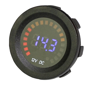 Picture of AUTOMOTIVE 12VDC BLUE GRAPHIC VOLTMETER