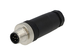 Picture of 5W SOLDER TYPE PLUG STR M12 SENSOR CONN ASSY