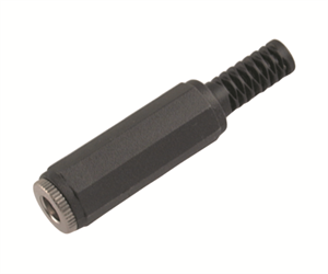 Picture of DC-POWER PLUG 2.5mm IN-LINE WITH CABLE PROTECTION