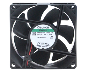 Picture of 12VDC AXIAL FAN 80sqx25mm VAPO 41CFM LEAD