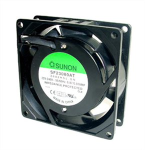 Picture of 220V AXIAL FAN 80sqx25mm SLV 19CFM LEAD