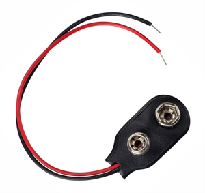 Picture of 9V BATTERY CLIP I-LEAD STD TYPE 150mm LEAD