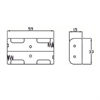 Picture of HOLDER FOR 2xAA BATTERIES LEAD BK