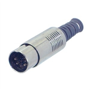 Picture of PLUG DIN I/L 5W 45D MET W/REL