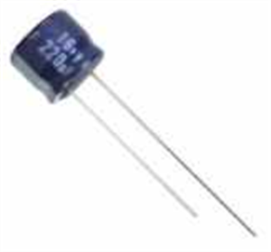Picture of CAP ELEC RAD 100uF 16V SS HT