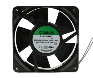 Picture of 220V AXIAL FAN 120sqx38mm BAL 87CFM LEAD