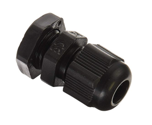 Picture of COMPRESSION GLAND PG7 3-6mm,THREAD OD=12.5mm BK M1