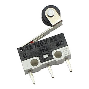 Picture of SUB-MINI MICRO LIMIT SWITCH SPDT PCB ROLLER