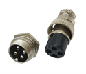 Picture of 4W 16mm MIC PLUG AND SOCKET AVIATION CONNECTOR
