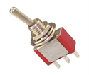 Picture of MINI TOGGLE SWITCH SPDT ON-(ON) SOL-RED