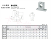 Picture of 12mm ROUND SHAFT RAIL SUPPORT - MPQ=2